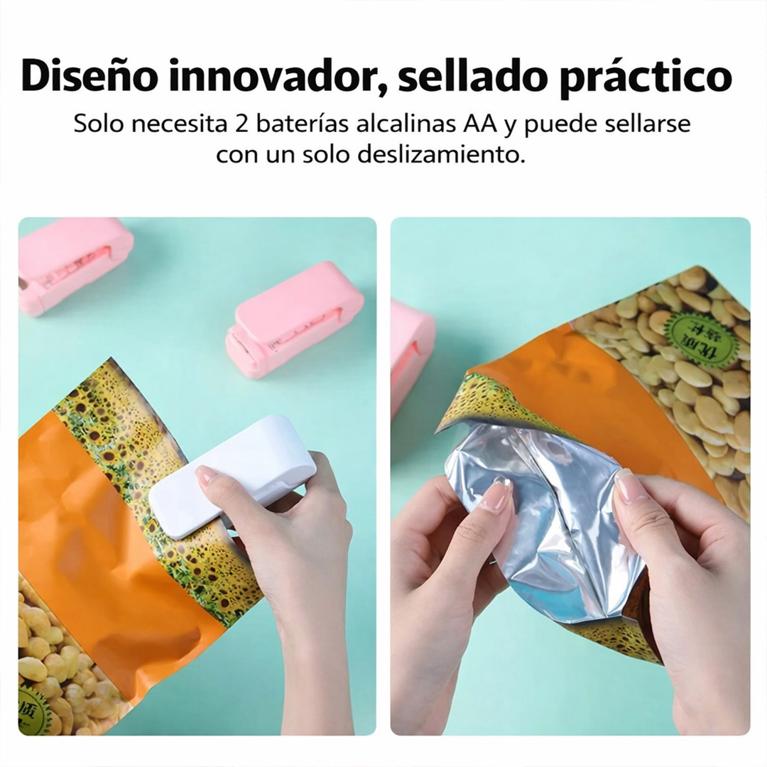 Combo de 3 Mini Selladores de Bolsas Portátiles