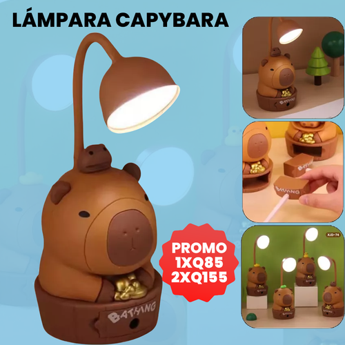 Lámpara de Escritorio Capibara con Sacapuntas