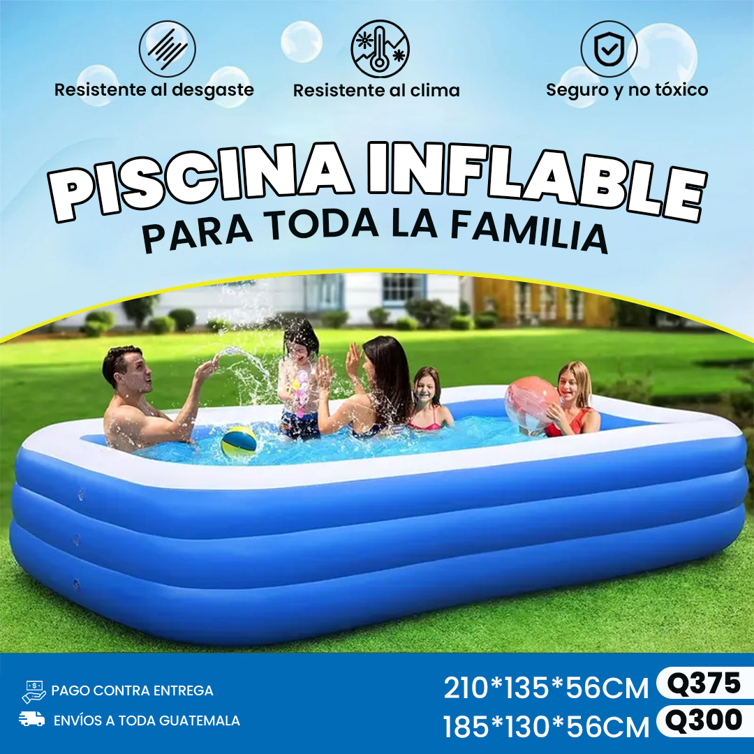 PISCINA INFLABLE PARA NIÑOS Y ADULTOS
