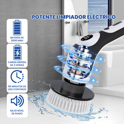 Cepillo Limpiador Eléctrico 9 en 1