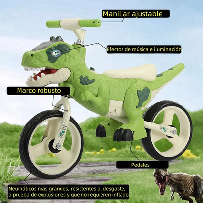 Dino Bici Equilibrio para Niñas y Niños
