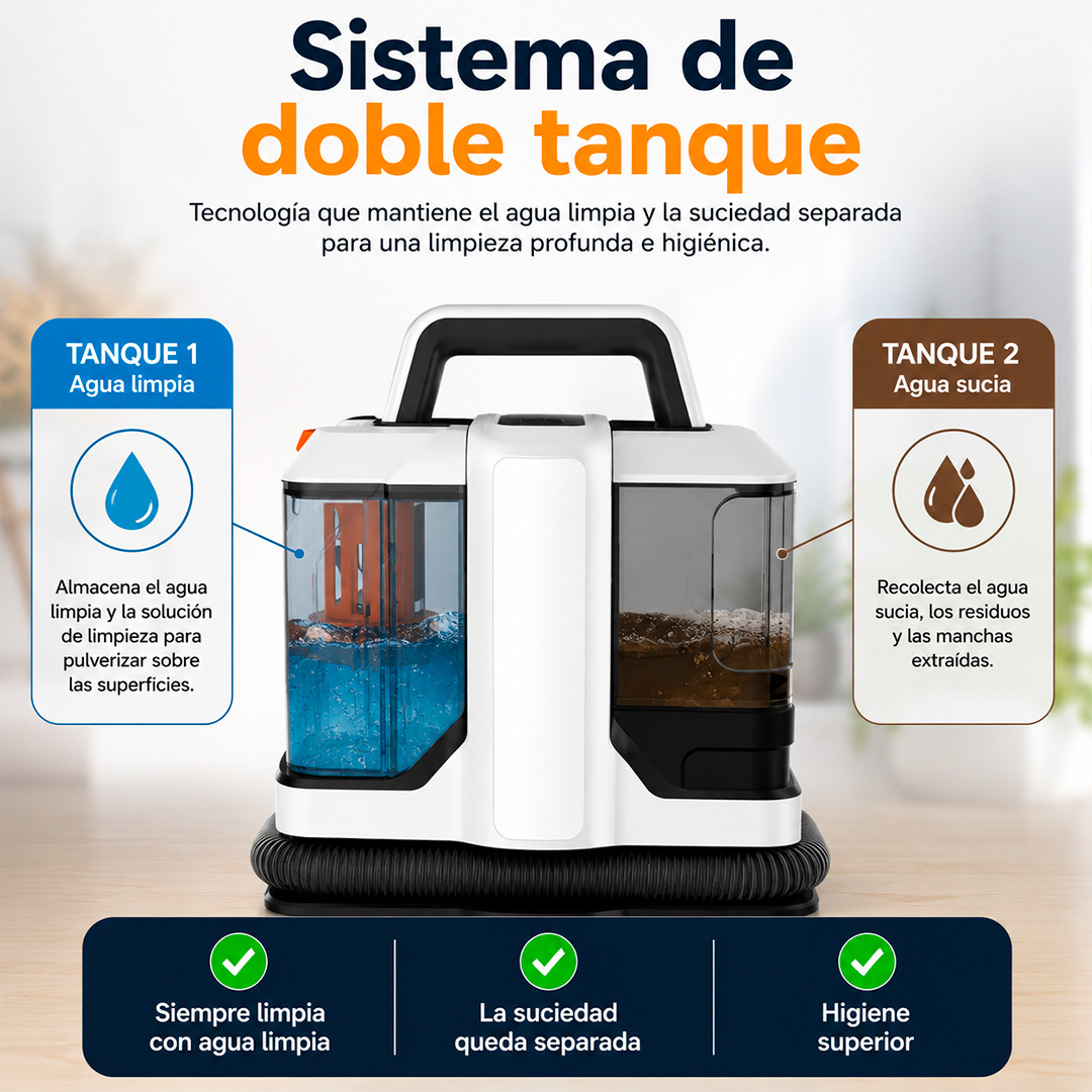 Aspiradora Doble Tanque