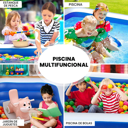 PISCINA INFLABLE PARA NIÑOS Y ADULTOS