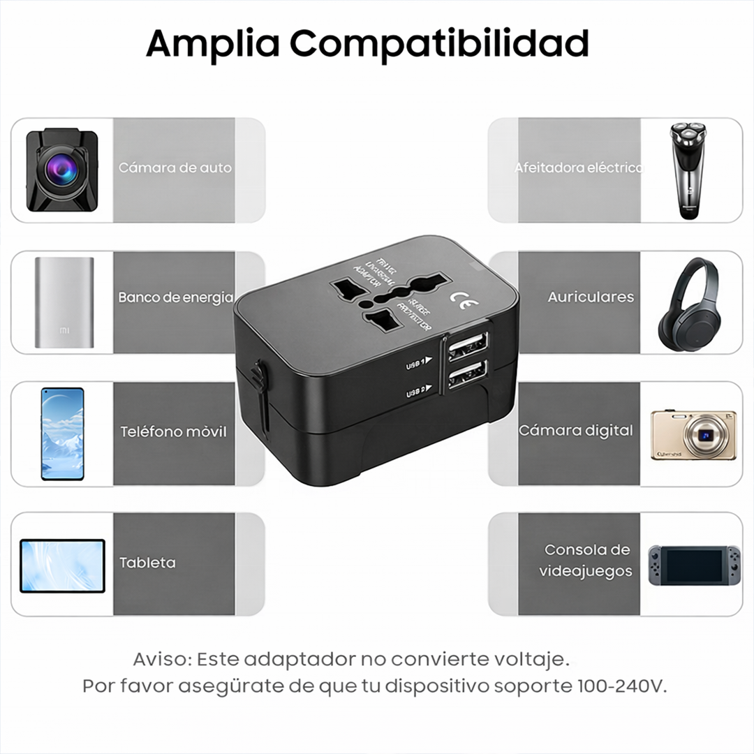 Adaptador Universal Para Viajes