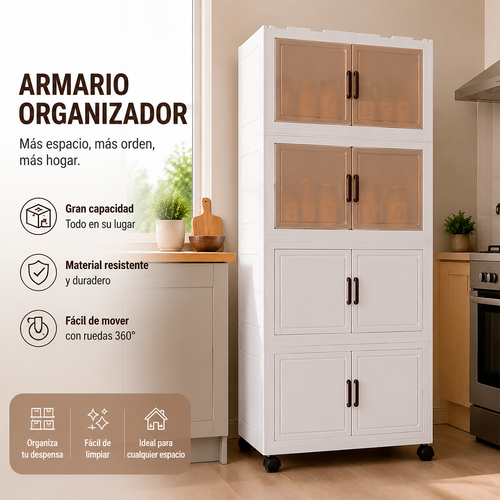 Armario Organizador de 4 Niveles
