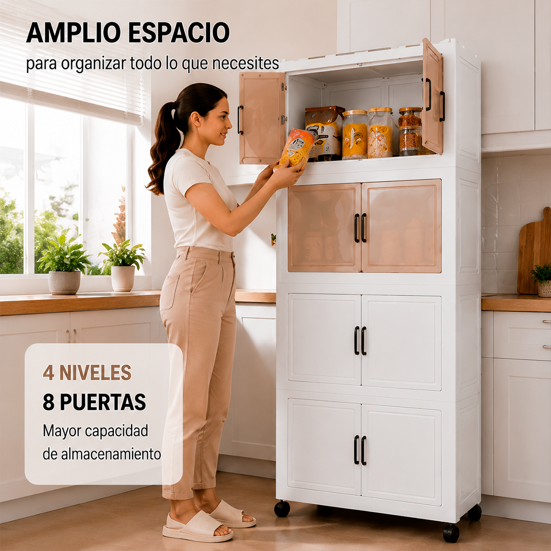 Armario Organizador de 4 Niveles