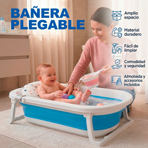 Bañera Plegable para Bebés
