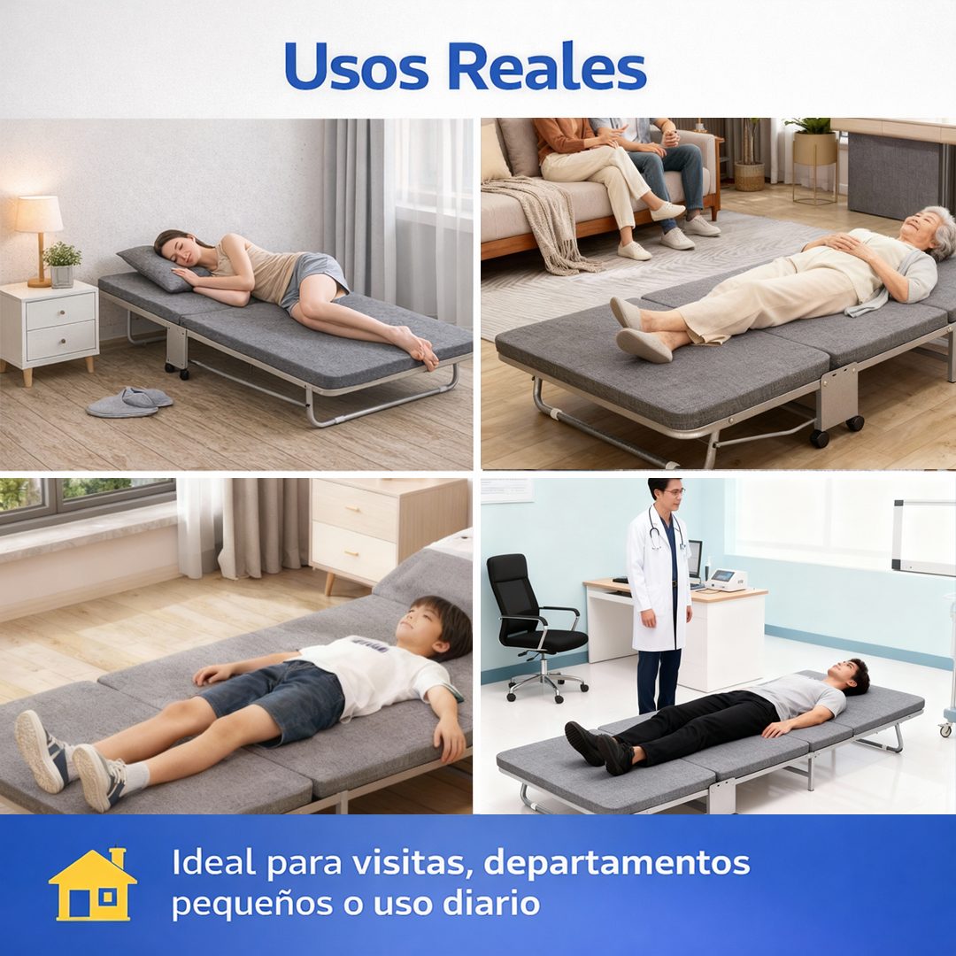 Cama Plegable Individual - PREMIUM
