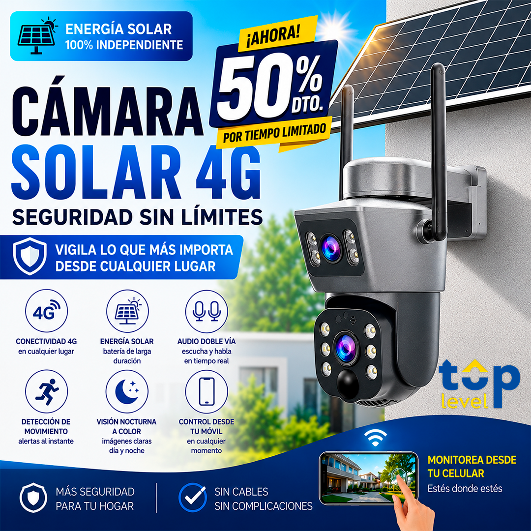 Cámara Solar 4G + WiFi