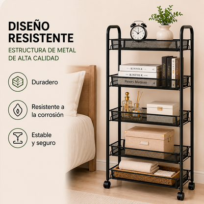 CARRITO ORGANIZADOR DE 5 NIVELES