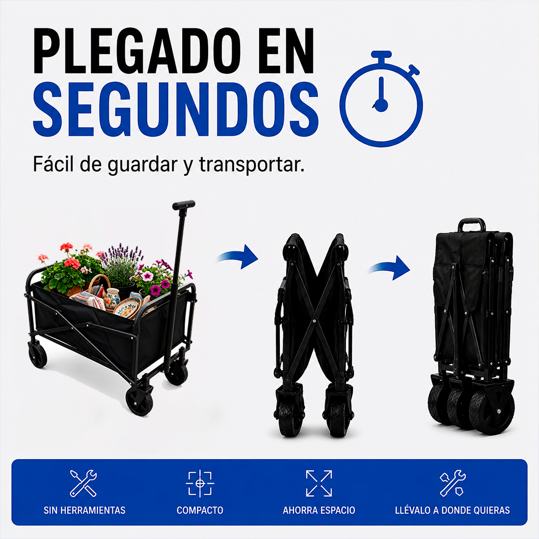 Carro Vagón Plegable