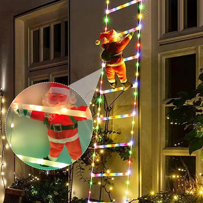 Escalera de Santa Con Luz LED