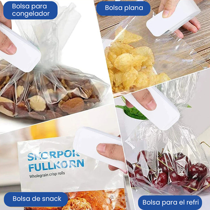 Combo de 3 Mini Selladores de Bolsas Portátiles